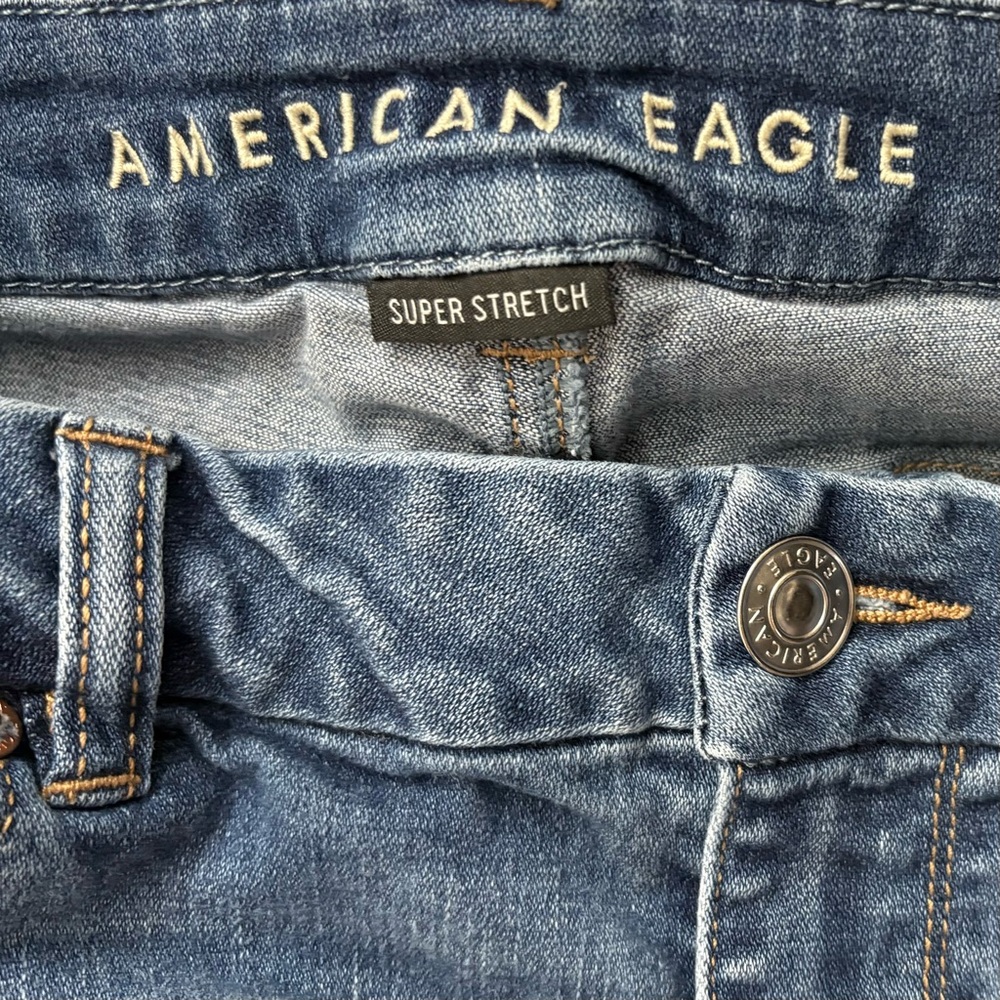 American Eagle Outfitters Curvy Skinny Kick Jeans - Blue - Picture 5 of 11